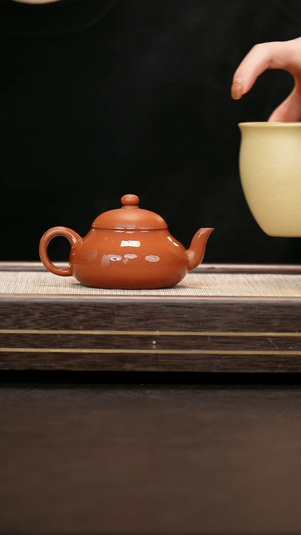 茶壶紫砂原矿紫泥 梨型
