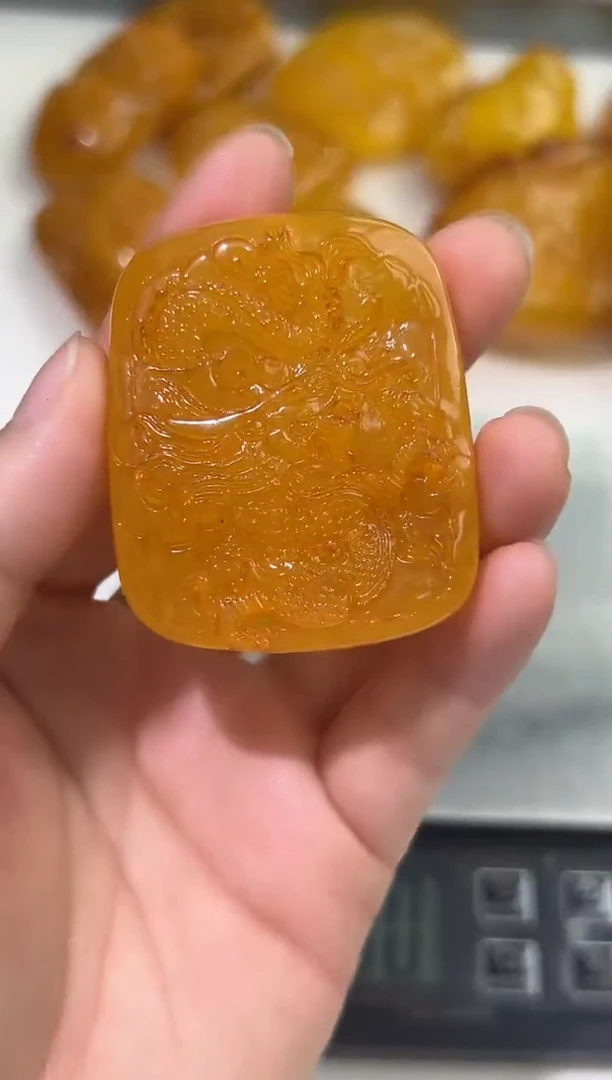 裸石蜜蜡未镶嵌天然琥珀蜜蜡