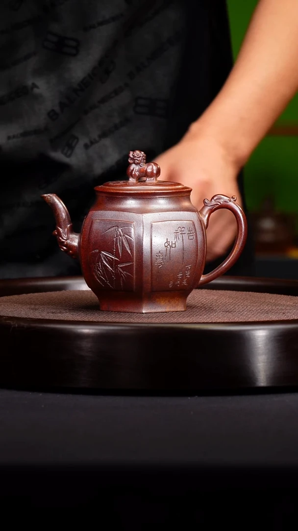 茶壶紫砂宜兴紫砂原矿壶