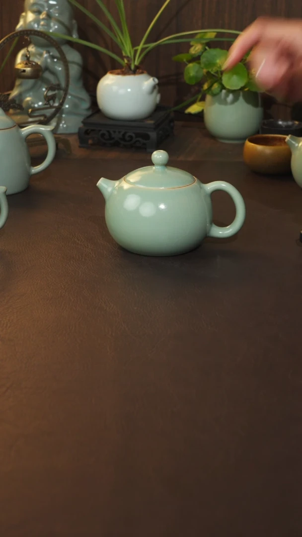 【闪购商品】杯宣宝汝瓷原矿原釉微微瑕