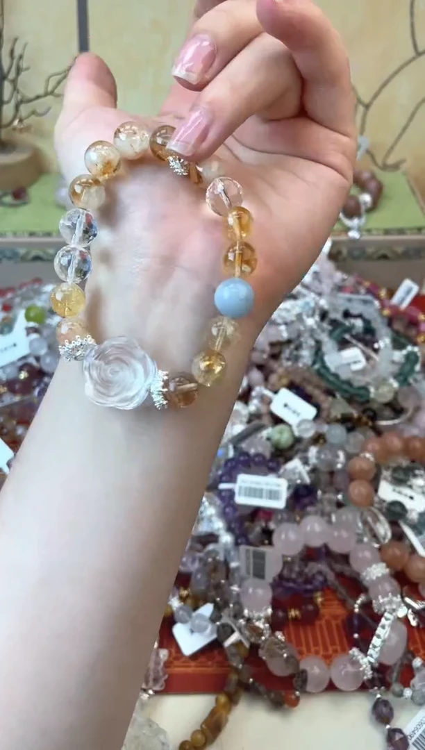 水晶手链未镶嵌383手串