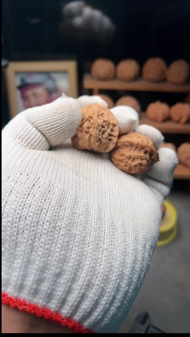 吊坠文玩核桃龙甲纹34野麻