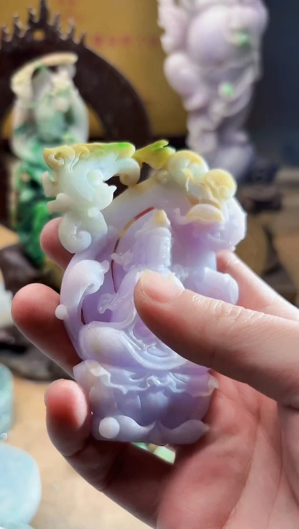 未镶嵌挂件翡翠胡*哥A货张麦9892