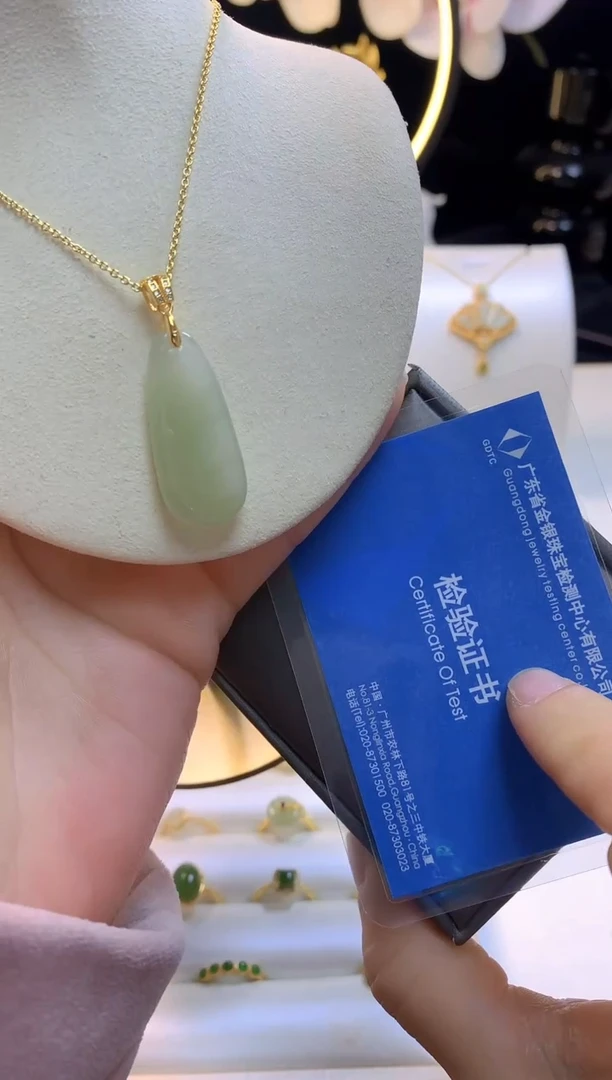 【闪购商品】和田玉吊坠银S925镀金镶嵌1多样性发货