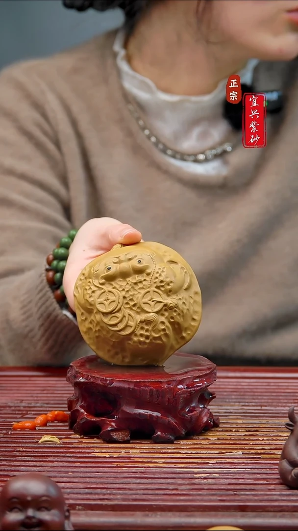 紫砂茶宠宜兴紫砂茶宠摆件