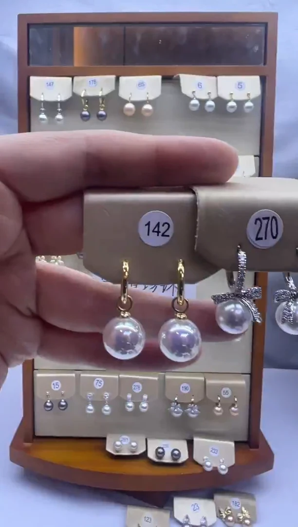 未镶嵌耳饰淡水珍珠142+270