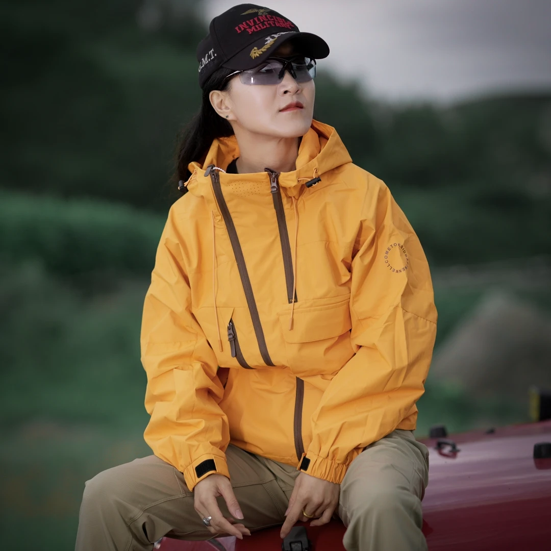 【木子户外】秋季情侣款百搭防风衣透气通勤休闲防寒上衣连帽保暖