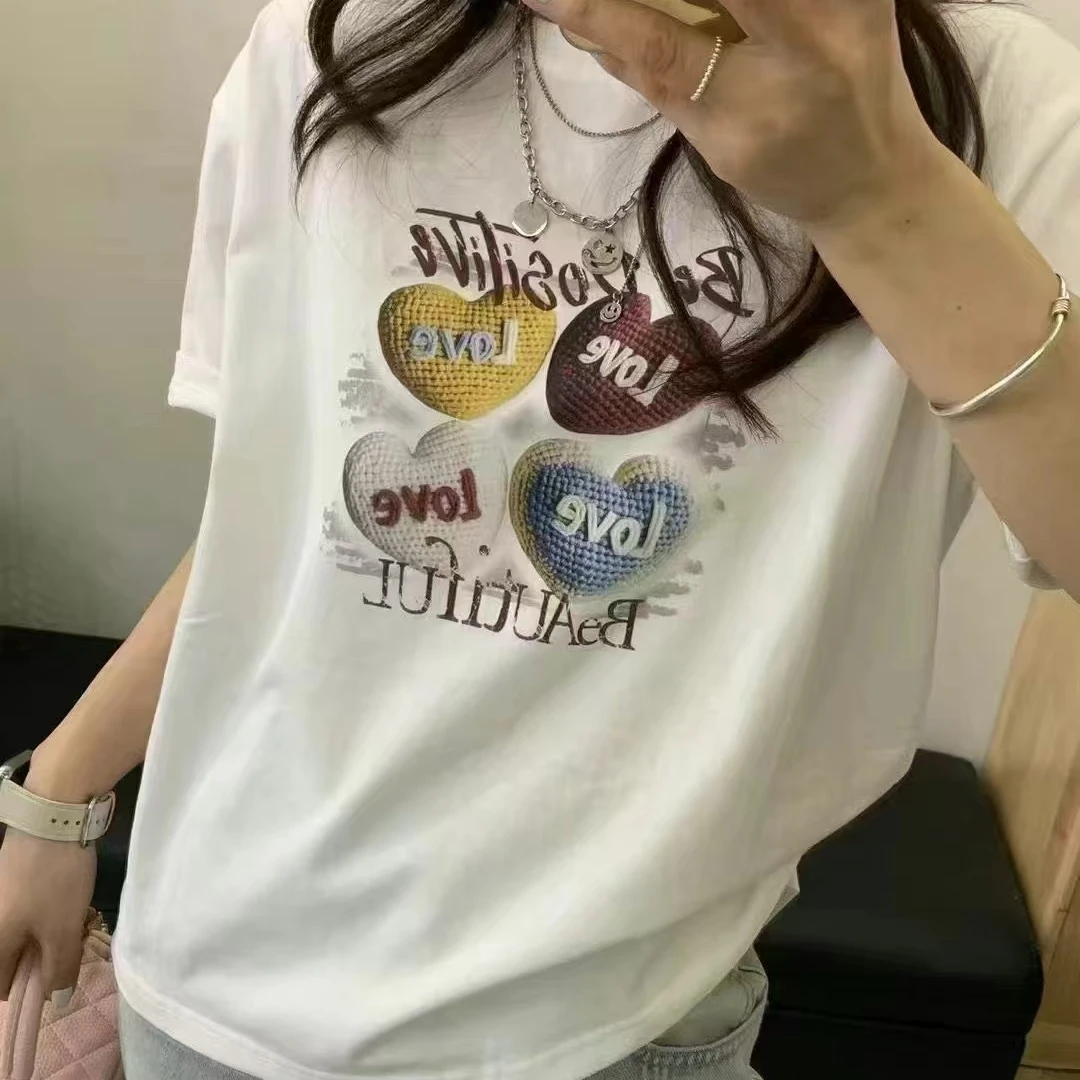 时尚休闲体恤大阪常规款短裤印花