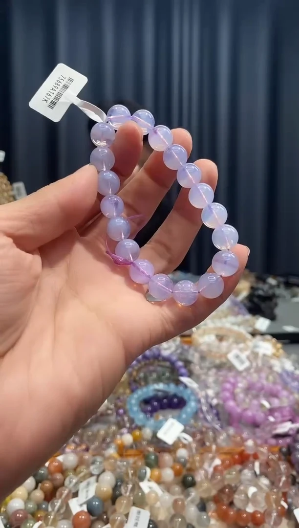 未镶嵌手链水晶L**?紫玉晶