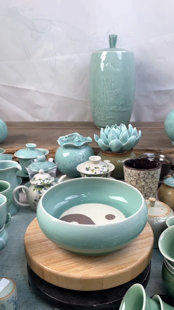 【闪购商品】纯手工 特价福利 微瑕 慧仙青瓷