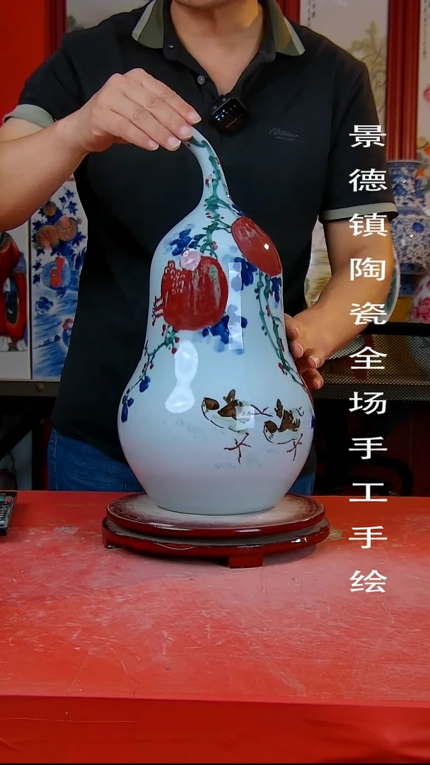 摆件景德镇陶瓷 全场手工手绘888