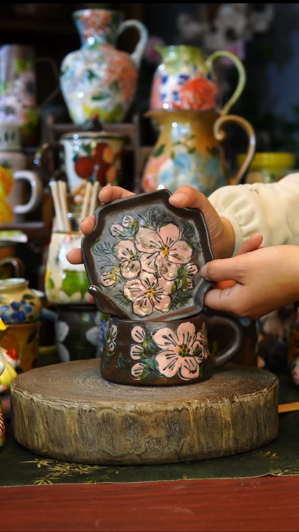 陶瓷151景德镇手工手绘釉下彩