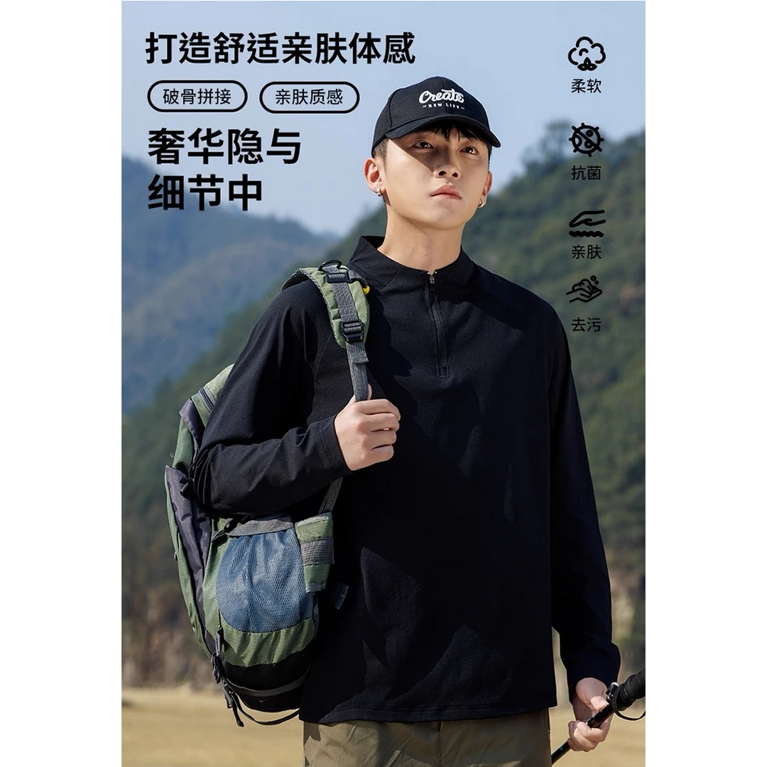 2025加绒迪标男士半拉链1111111