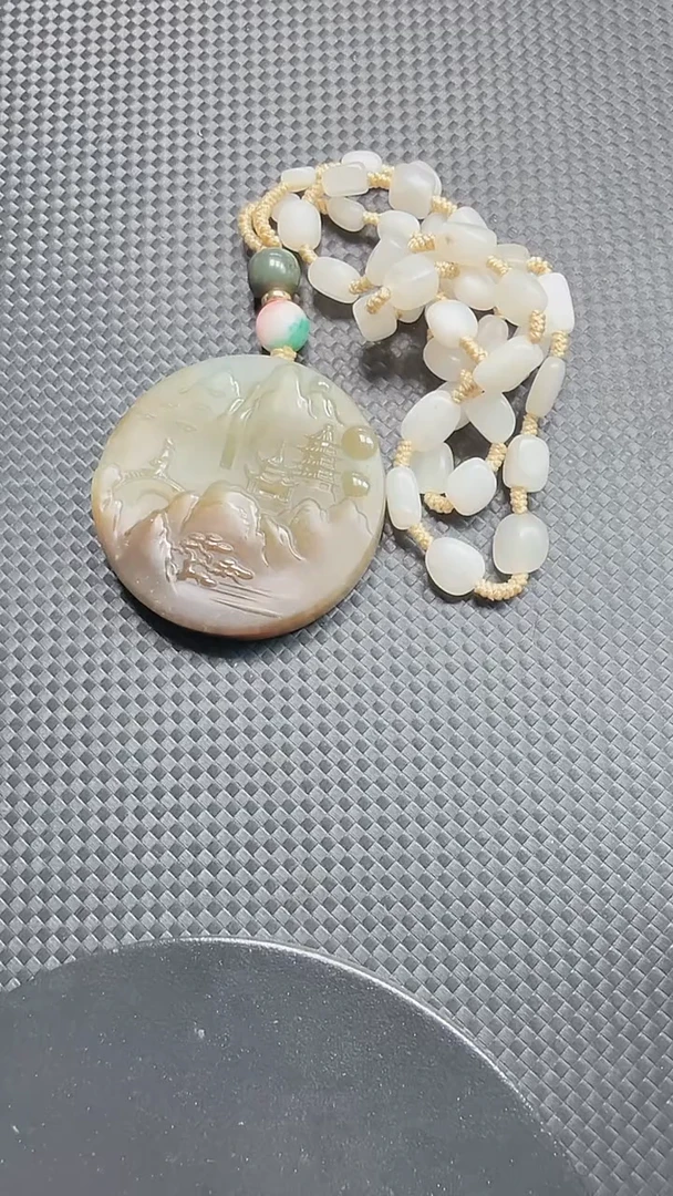 和田玉未镶嵌吊坠(不含链)215