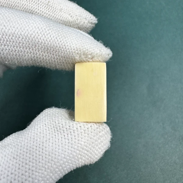 M1111天然猛犸牙一字三通 支持鉴定 假一罚四