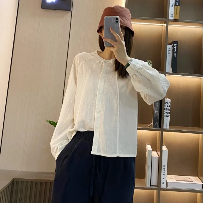 8163夏季设计新款纯色休闲百搭五粒扣衬衫