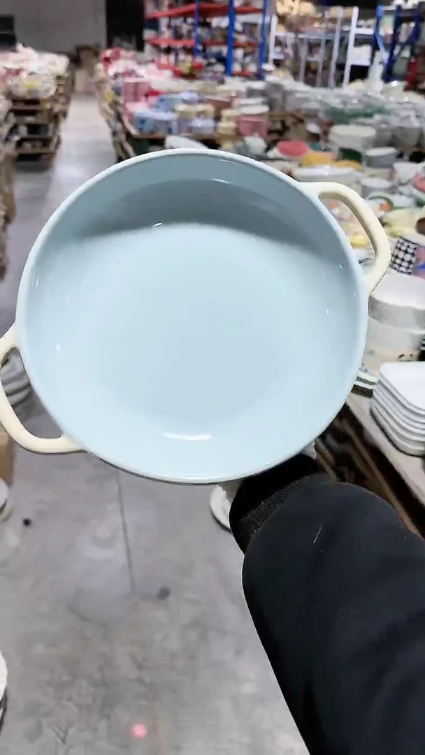 【闪购商品】瓷片双耳微瑕 凑满20元包邮