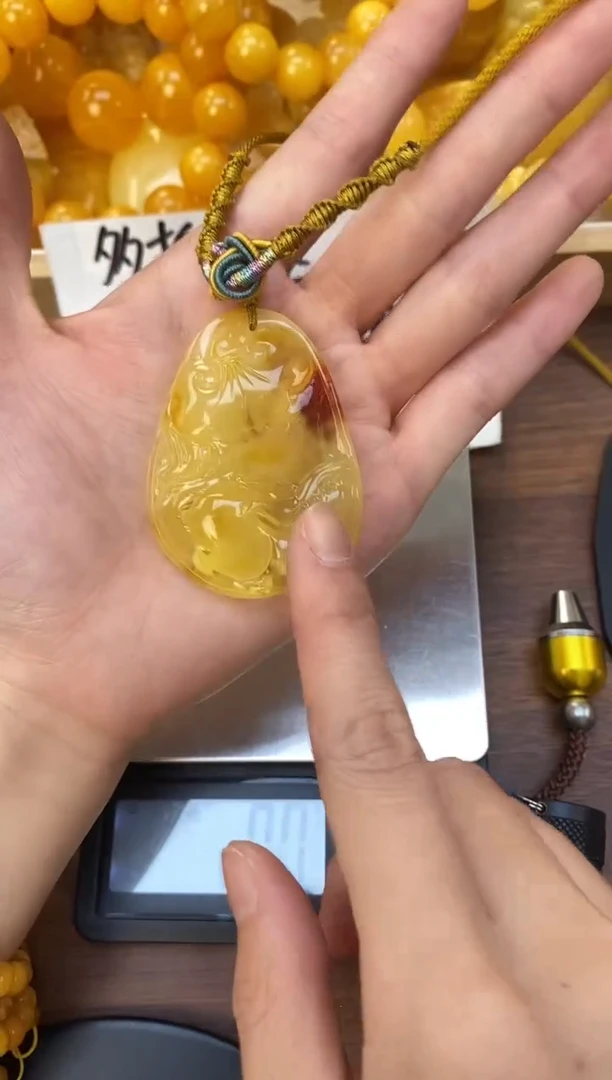 裸石琥珀未镶嵌天然琥珀蜜蜡