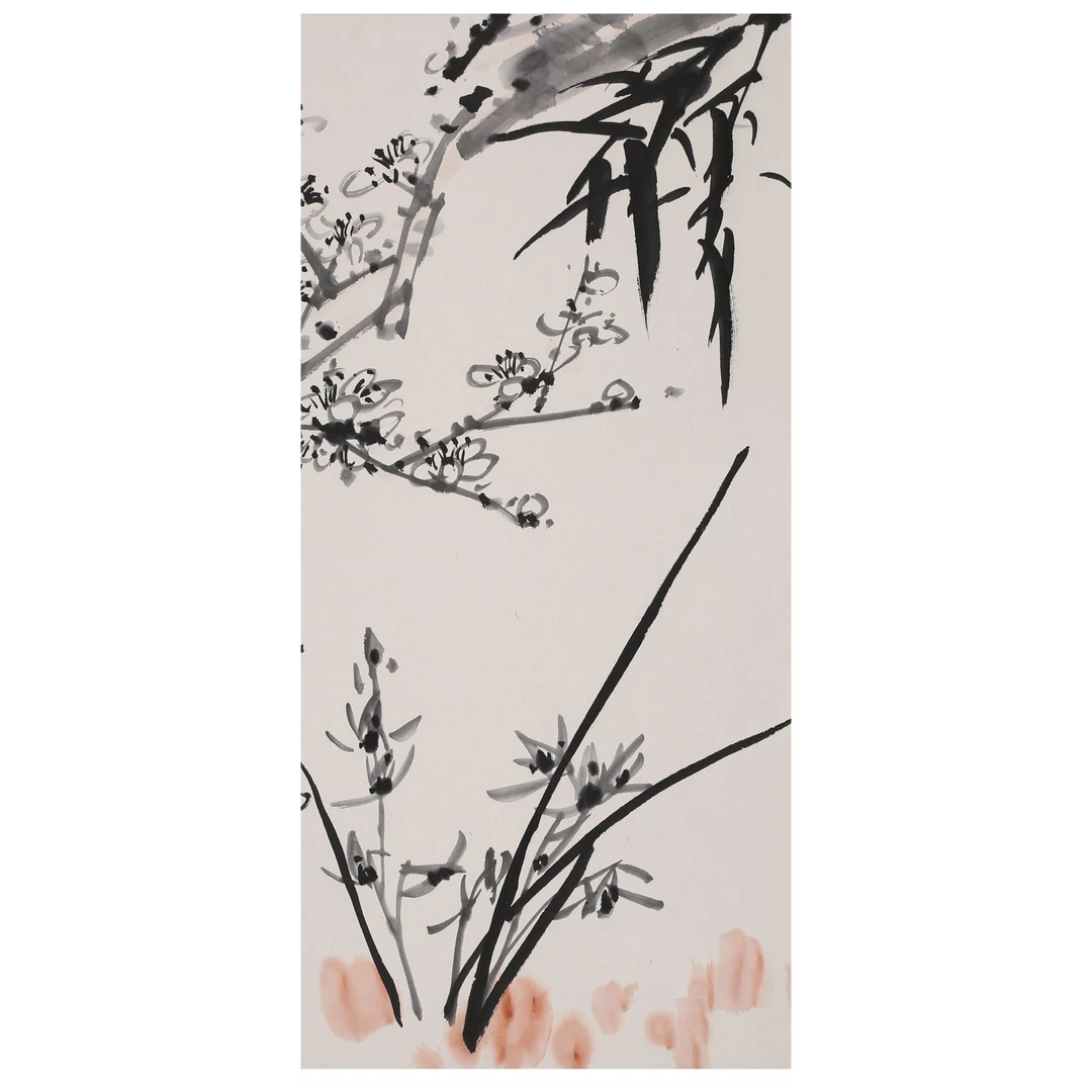 LOT.013 佚名 三清 纸本立轴 71*41cm 1886