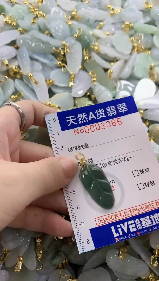 颈饰未镶嵌翡翠天然A货翡翠