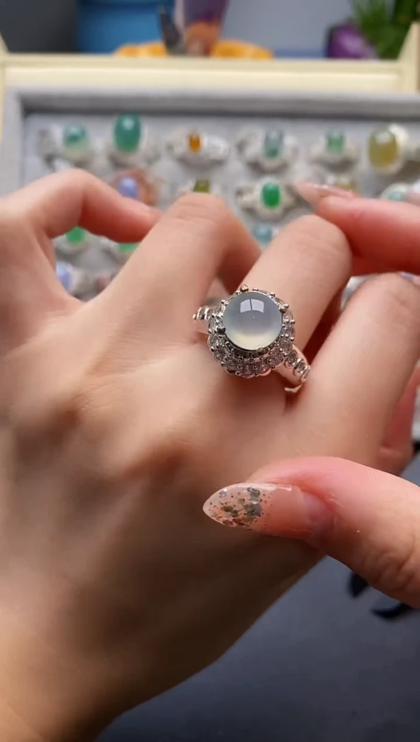 未镶嵌戒指翡翠8888888+3