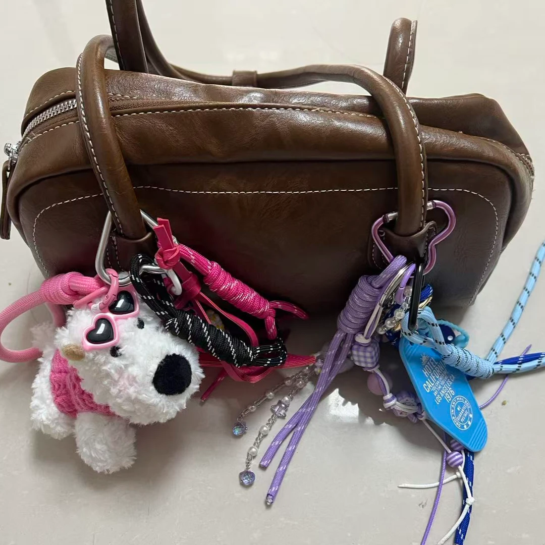 【播播间背景墙专拍】miu系手作DIY包挂卡通公仔挂饰（全身款+娃衣）