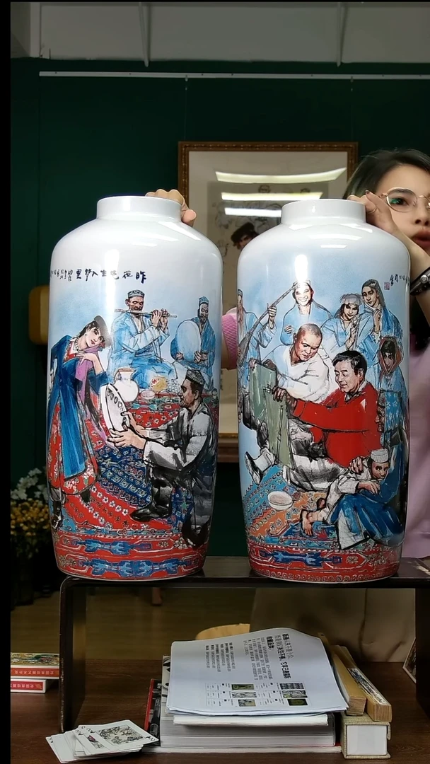 瓶史老师《昨夜先生如梦里》观赏瓶