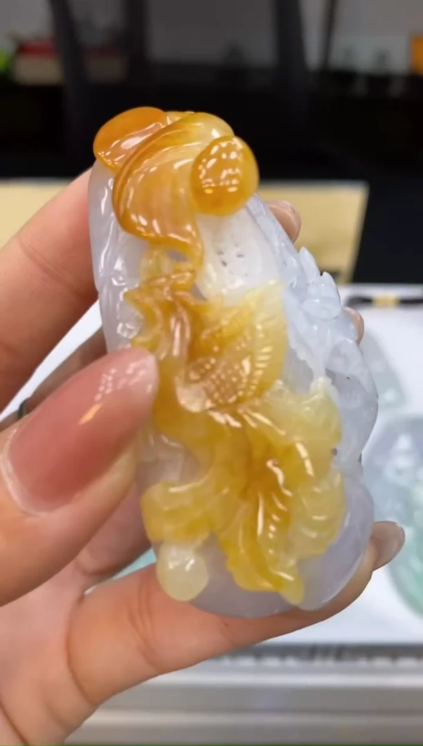 颈饰未镶嵌翡翠40859