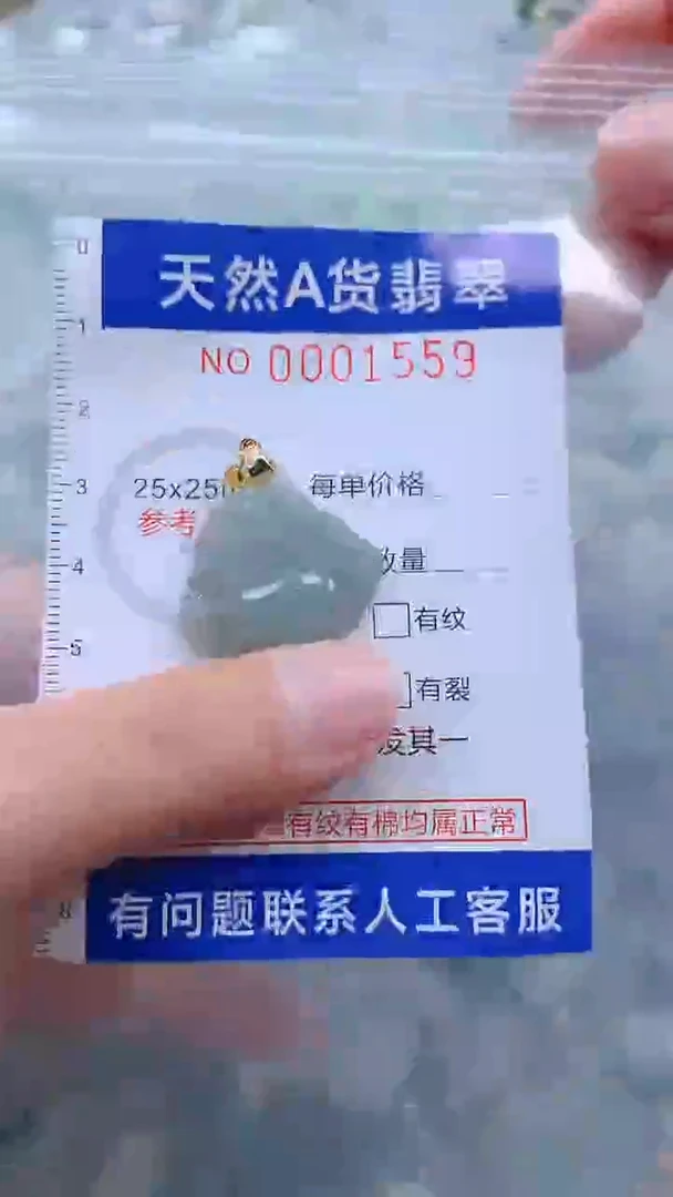 翡翠未镶嵌吊坠(不含链)1