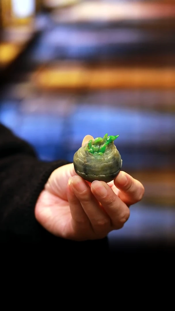 未镶嵌摆件翡翠马蹄