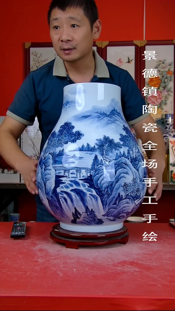 摆件景德镇陶瓷 全场手工手绘25