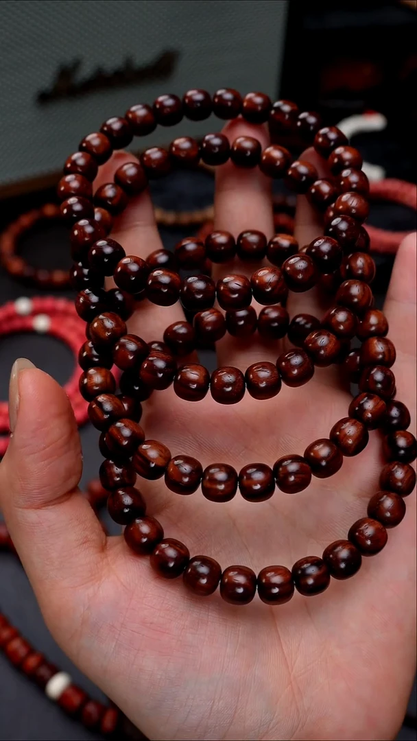 手串/手链黄花梨/降香黄檀J**F海南黄8*8.8老型珠多圈108颗