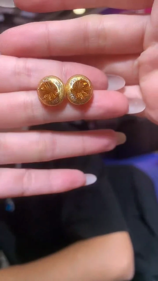 银S925镶嵌耳饰水晶【宝石世家严选】