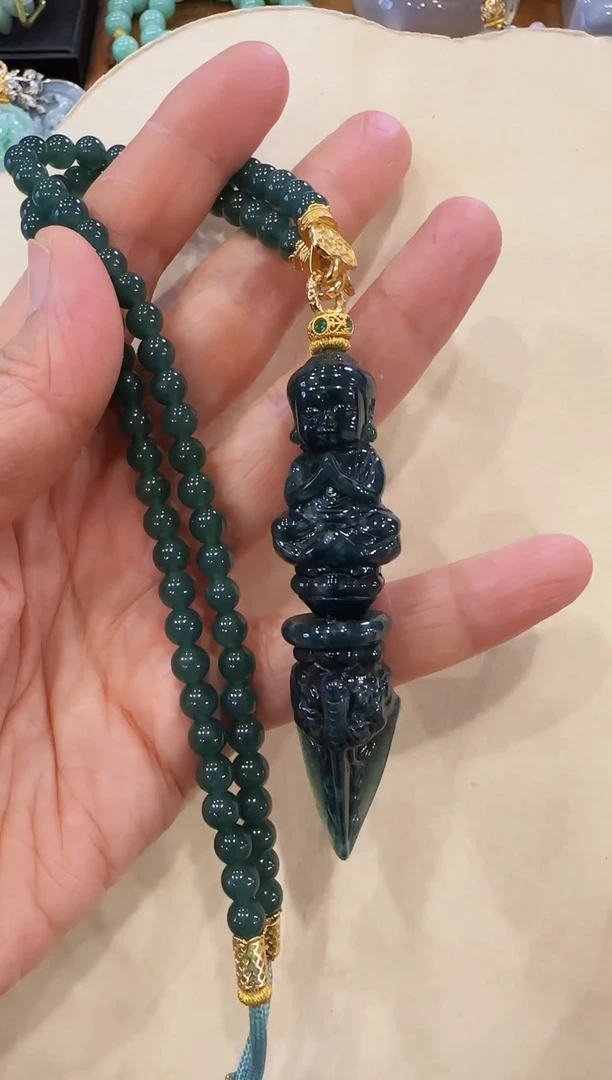 【闪购商品】翡翠颈饰未镶嵌国风