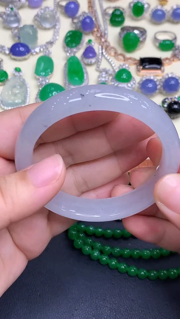 未镶嵌手镯翡翠449-中国好珍宝