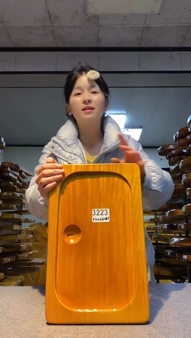 实木原木茶盘 一物一拍(不含配件）