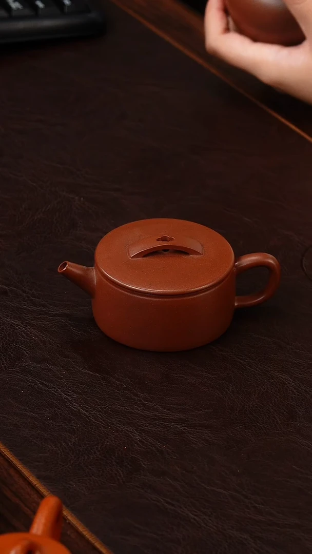 茶壶紫砂底槽清汉瓦120cc