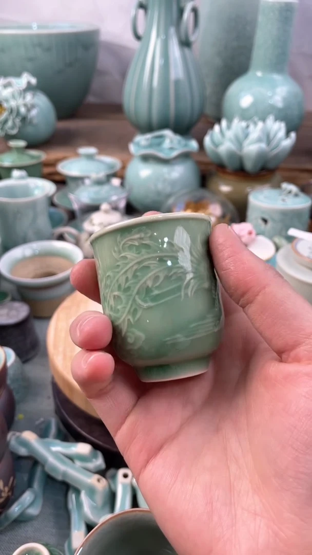 【闪购商品】正品 慧仙青瓷 主人杯
