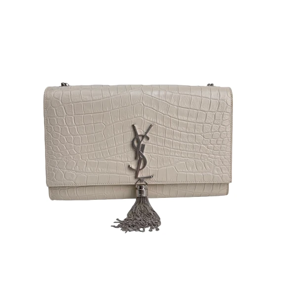 99新 YSL/圣罗兰 奢品阁/圣罗兰/白色/流苏