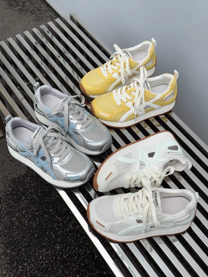 2025夏季网面舒适百搭休闲防滑阿甘鞋1561