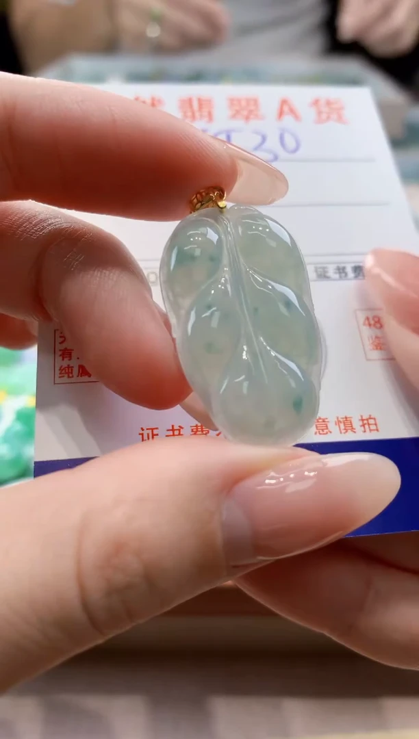 颈饰未镶嵌翡翠天然翡翠挂件