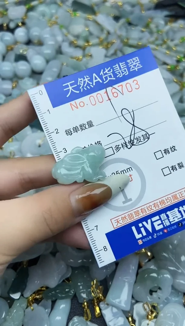 【闪购商品】翡翠颈饰未镶嵌天然A货翡翠