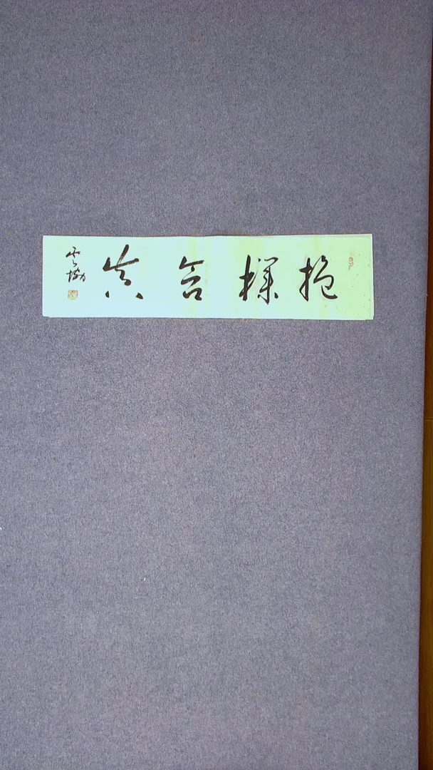 书法谭云协   宁夏 副主69*17尺寸四字