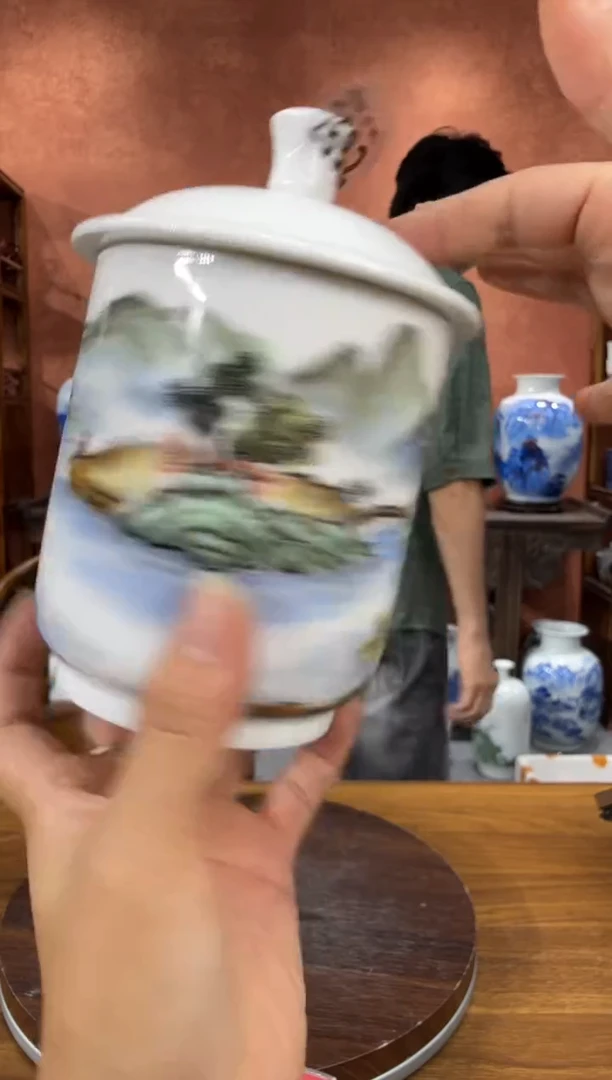 吴义松陶盟手绘陶瓷编码：2692