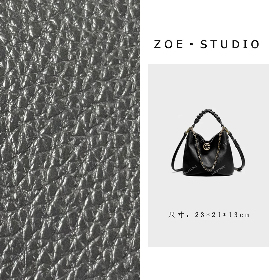 【佐伊甄选】RC-25415-黑色（预）轻奢女士经典小众斜挎斜跨包单肩