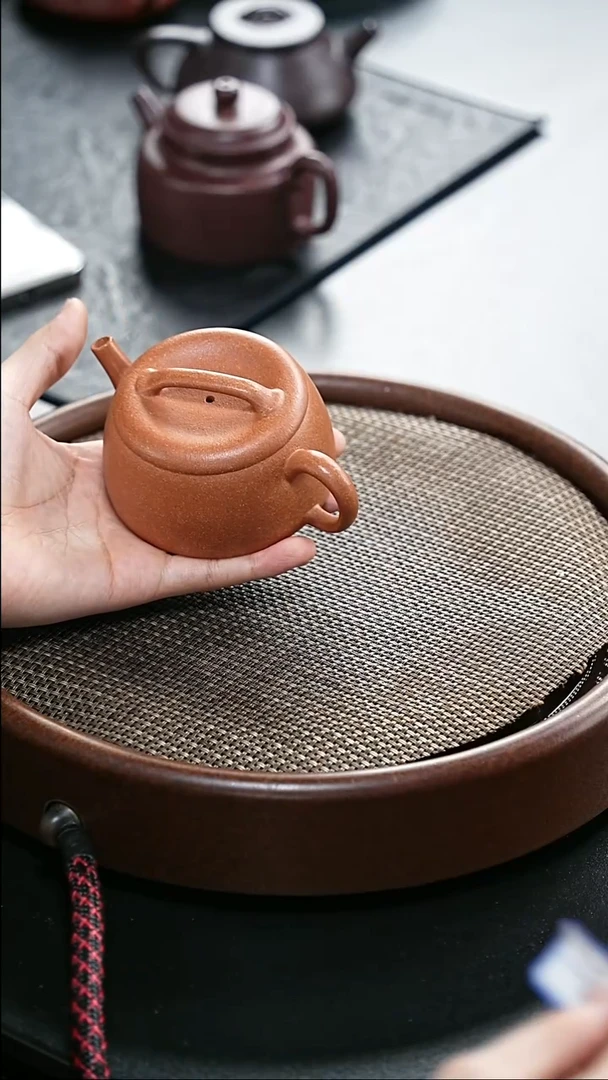 茶壶紫砂一片瓦-黄降破-全手工