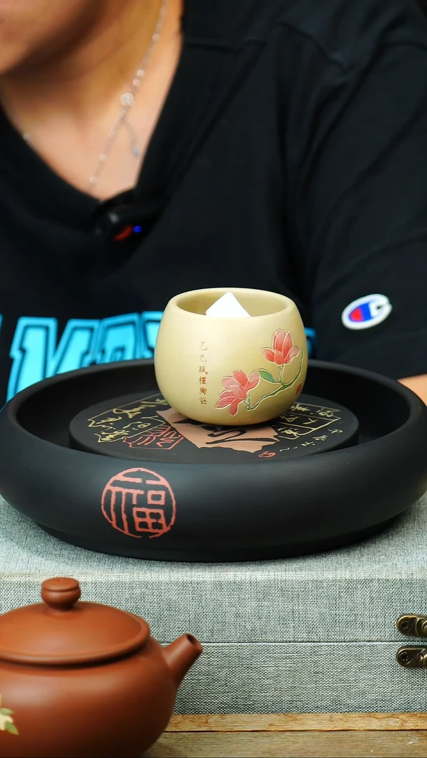 杯黄倩建水紫陶微瑕107