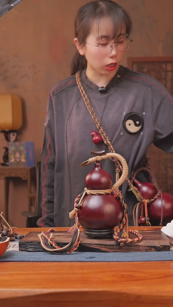 987号链接精品大漆葫芦现货现发[一物一拍]