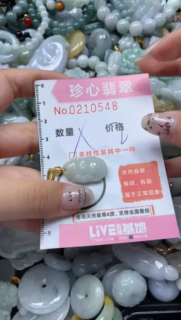 翡翠未镶嵌颈饰闪购0210549多样性发其一
