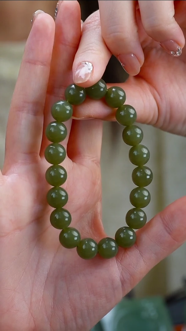 未镶嵌手串和田玉10mm 手串